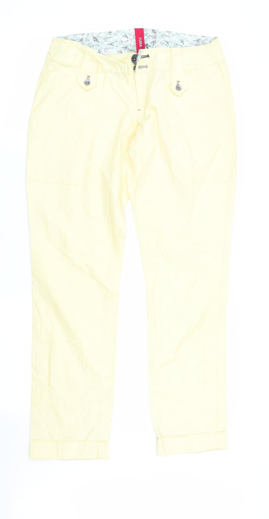 House Womens Yellow   Trousers  Size M L29 in - Tropical Crush