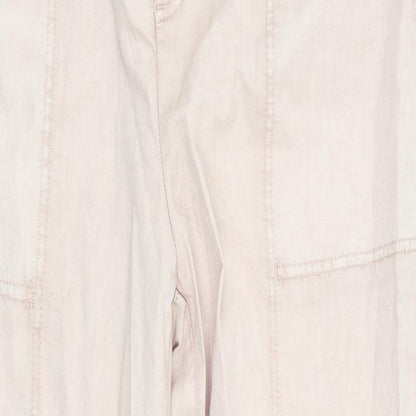 Preworn Womens Pink   Jogger Trousers Size 8 L25.5 in - Cropped peach in colour