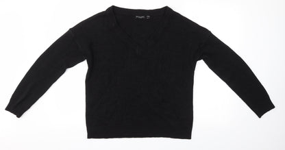 Brave Soul Womens Black   Pullover Jumper Size S