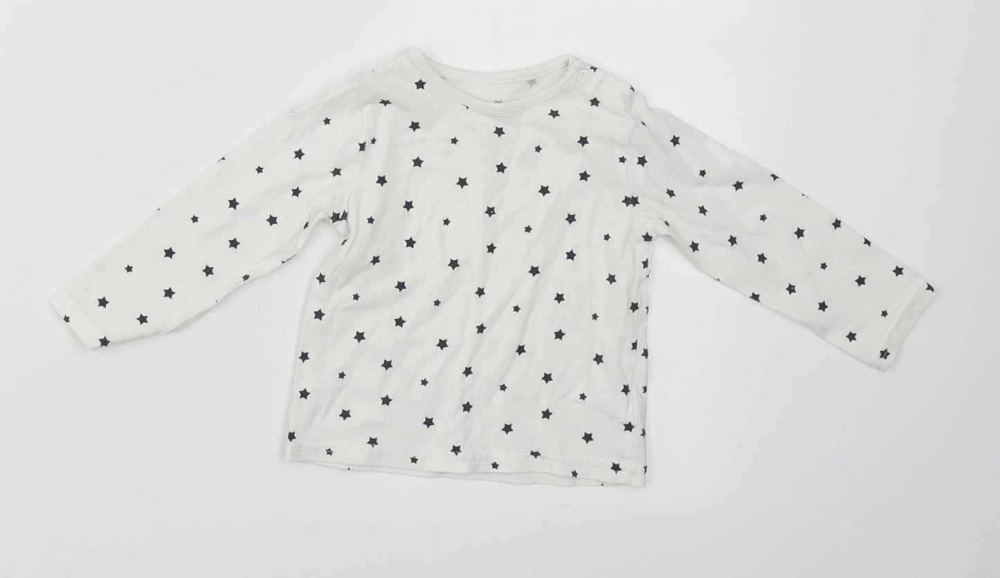 TU Baby White   Basic T-Shirt Size 6-9 Months