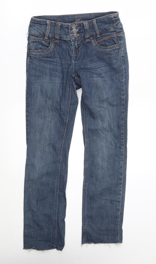 Preworn Womens Blue   Straight Jeans Size 26 L28 in