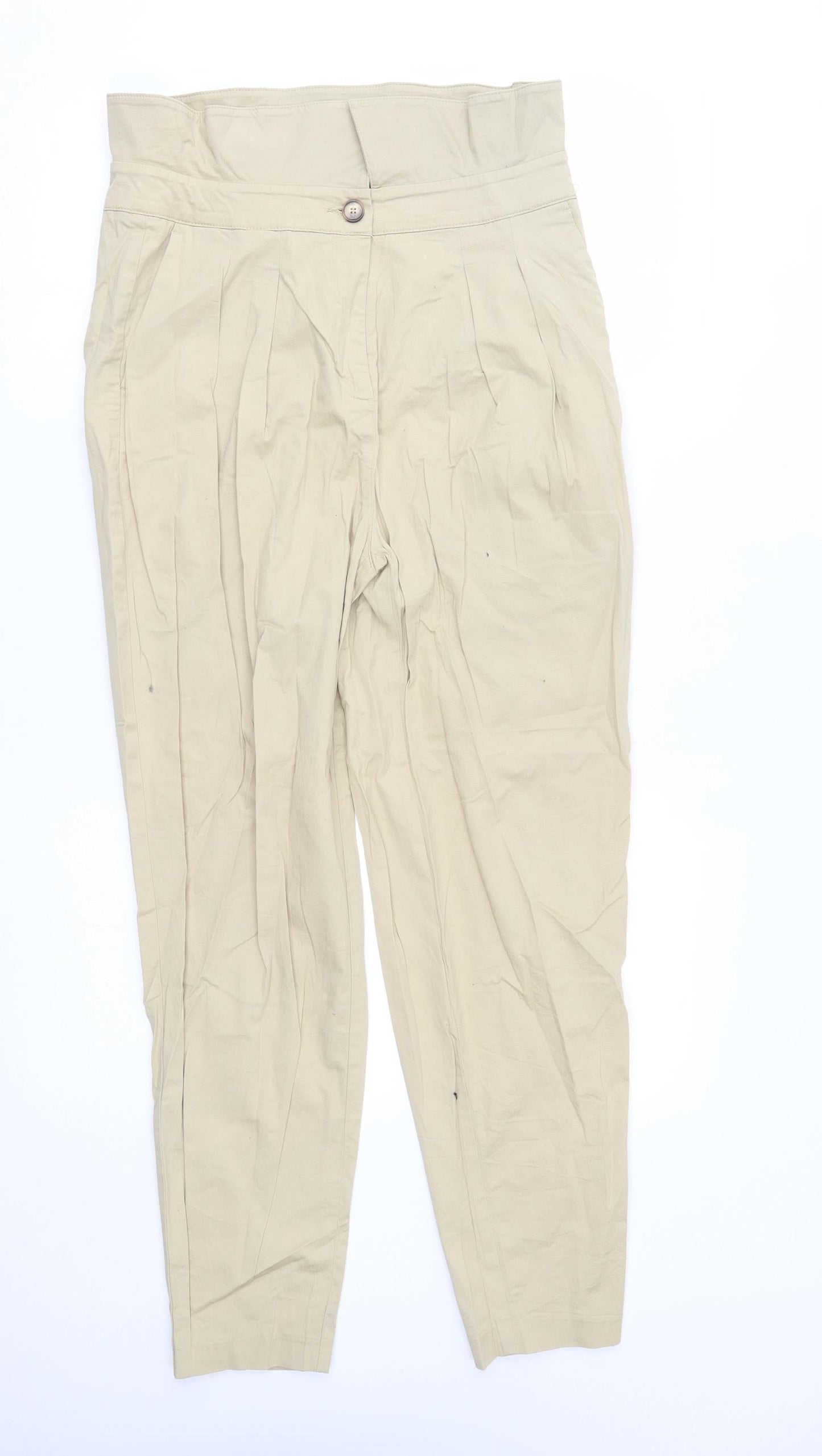NEXT Womens Beige   Trousers  Size 10 L28 in - xl leg