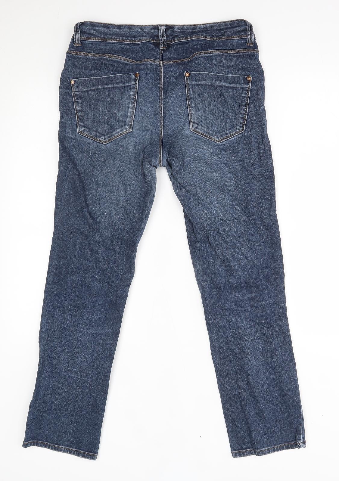 kappahl Womens Blue   Straight Jeans Size 10 L28 in