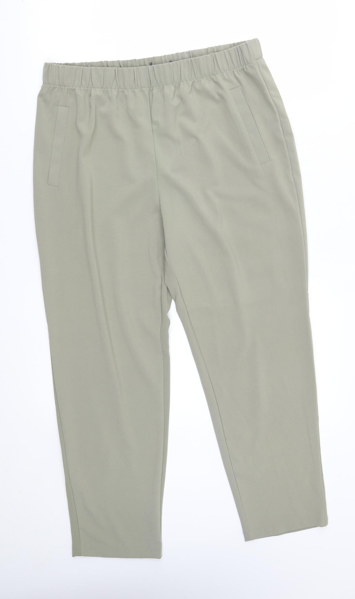 Preworn Womens Green   Capri Trousers Size 32 in L24 in