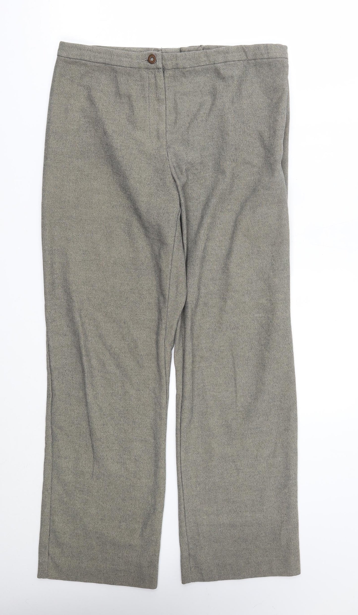 H&M Womens Beige   Trousers  Size 32 in L28 in