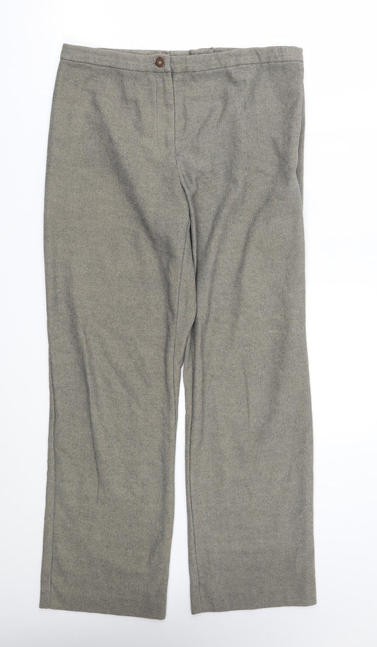H&M Womens Beige   Trousers  Size 32 in L28 in
