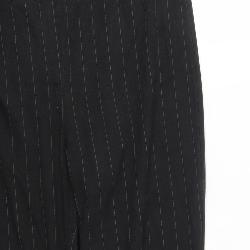 Lindex Womens Blue Striped  Bloomer Trousers Size 16 L28 in
