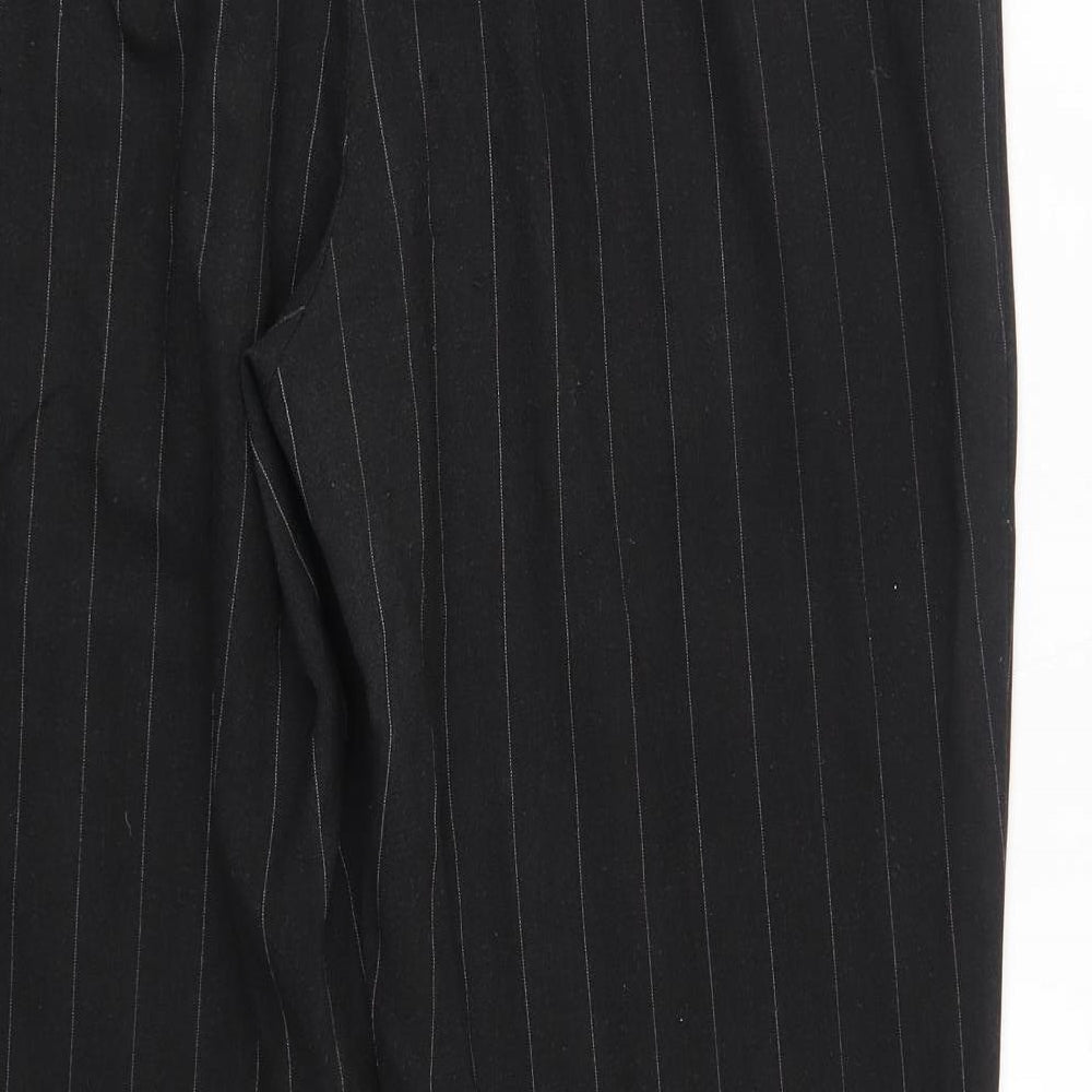 Lindex Womens Blue Striped  Bloomer Trousers Size 16 L28 in