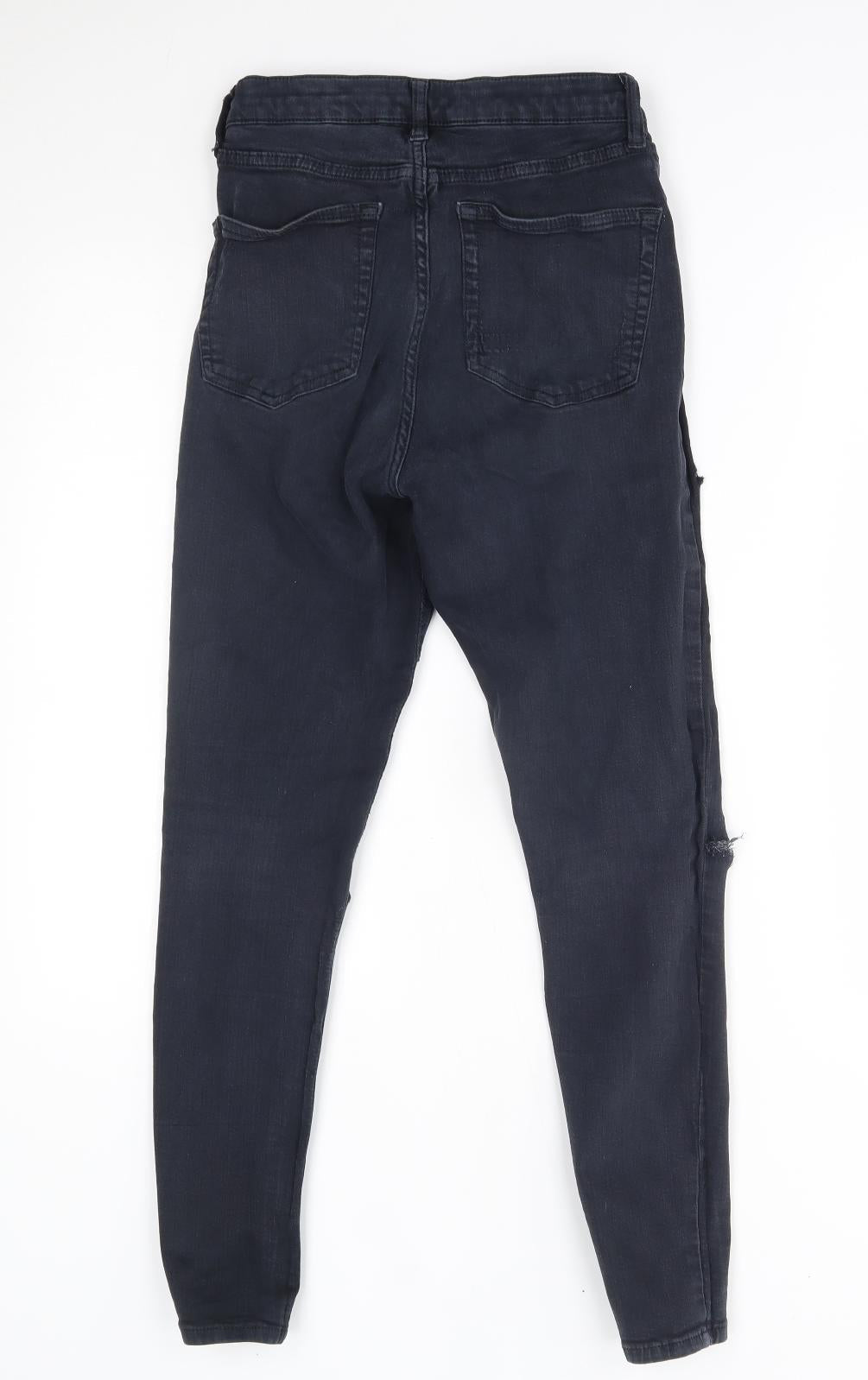 Topshop Womens Blue   Skinny Jeans Size 28 in L30 in