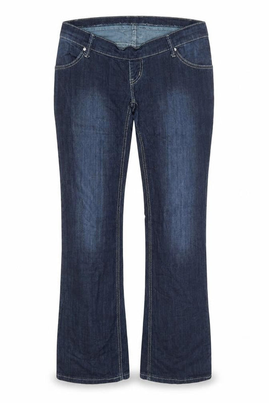 makpl Womens Blue   Bootcut Jeans Size XL L32 in