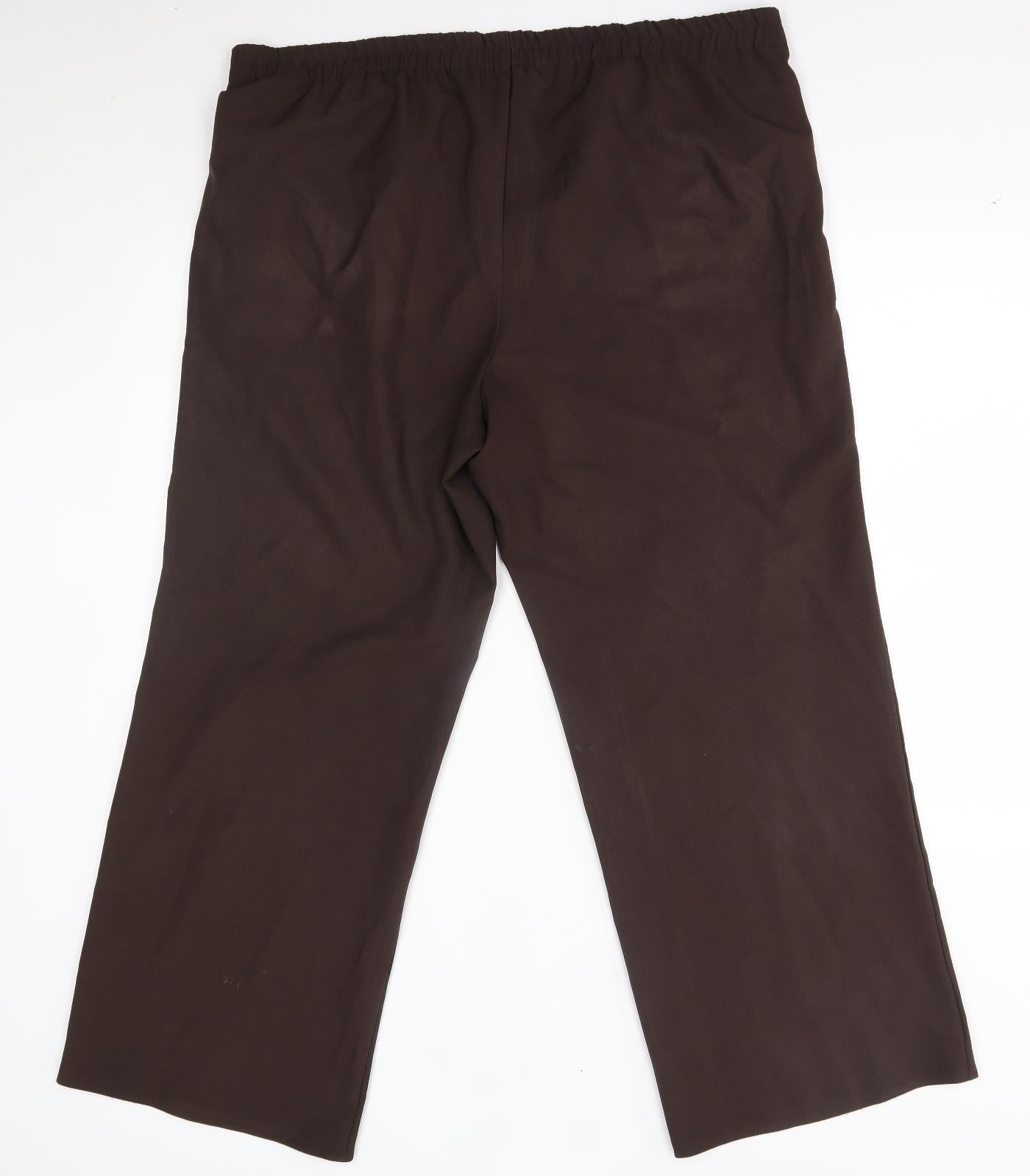 essence Womens Brown   Trousers  Size 18 L28 in