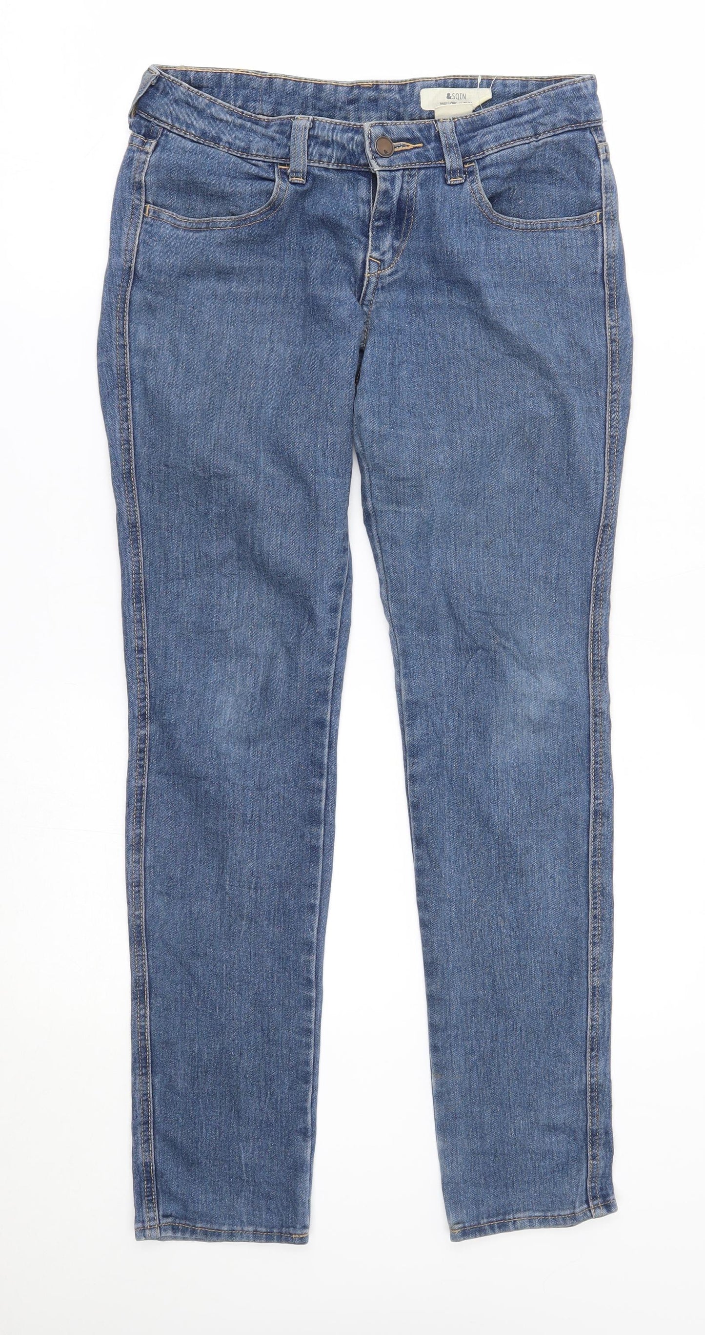 H&M Womens Blue   Straight Jeans Size 26 in L30 in