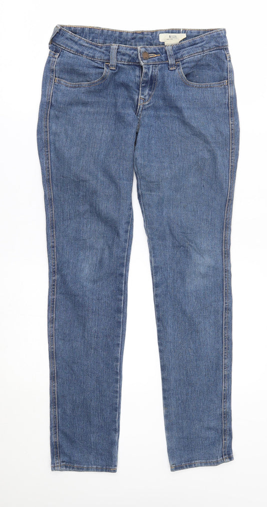 H&M Womens Blue   Straight Jeans Size 26 in L30 in