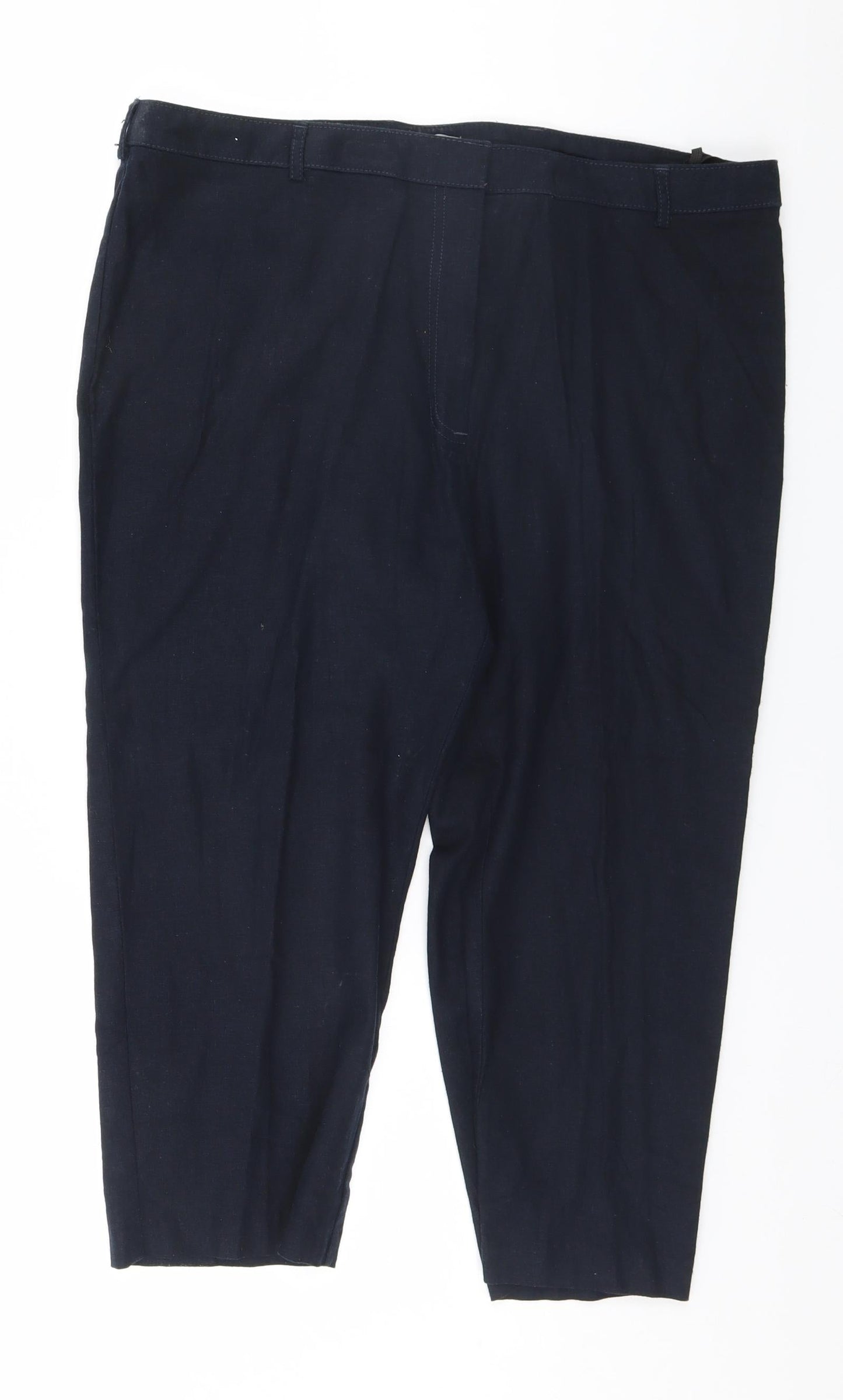 Marks and Spencer Womens Blue   Trousers  Size 16 L20 in