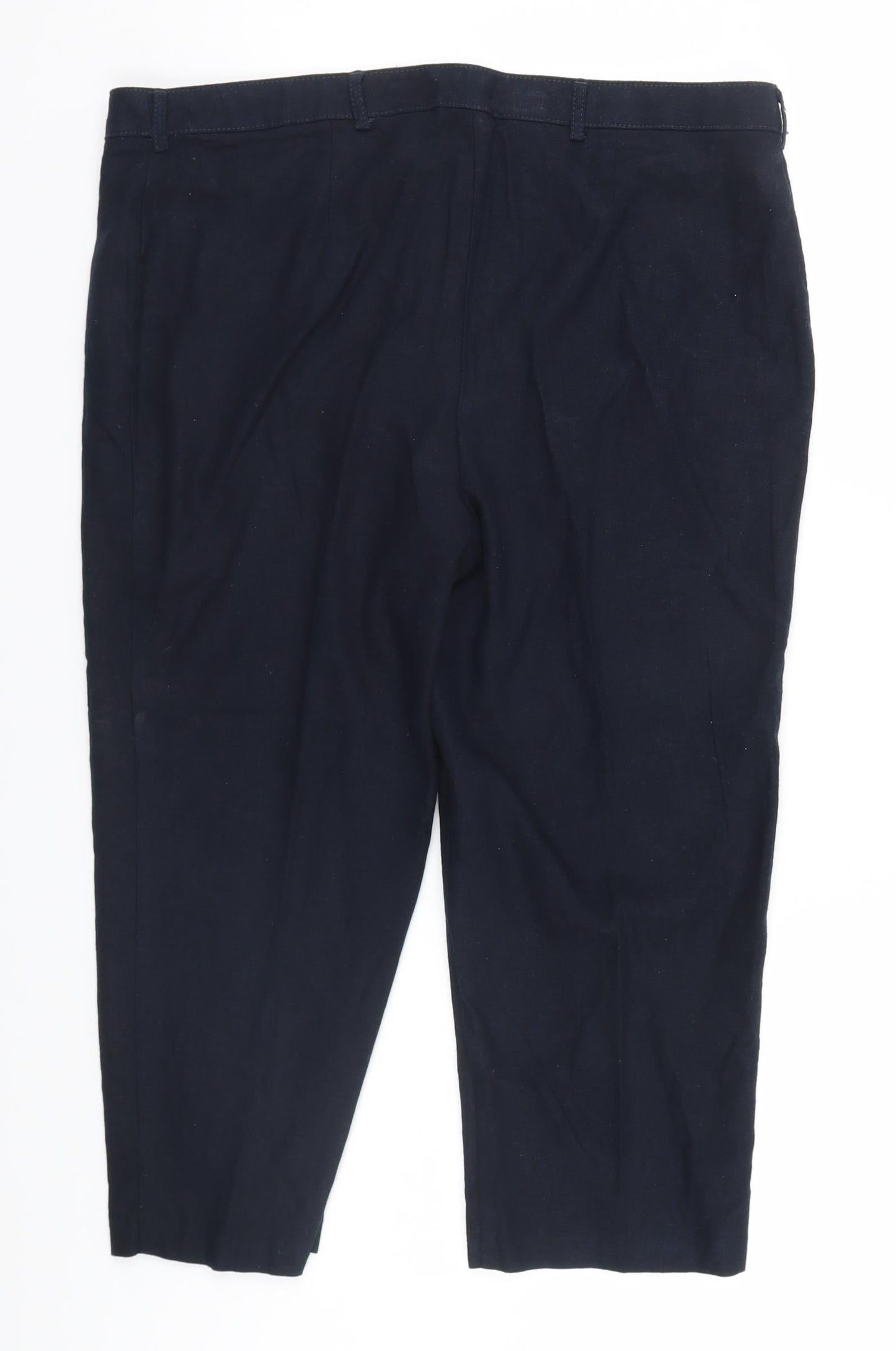 Marks and Spencer Womens Blue   Trousers  Size 16 L20 in