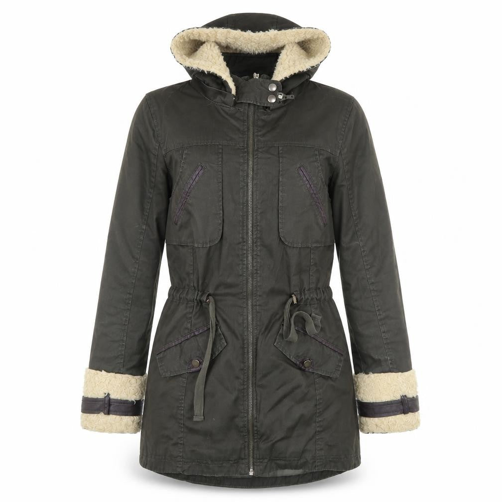 Red Herring Womens Brown   Overcoat Coat Size 8