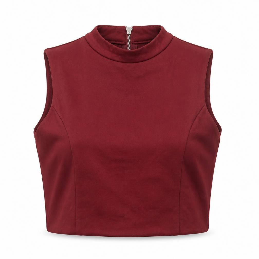 Lavish Alice Womens Red   Basic T-Shirt Size 8