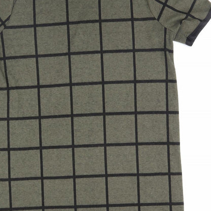 Select Womens Brown Plaid  Pullover Jumper Size 14