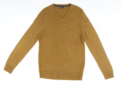 Preloved Peacocks Mens Brown   Pullover Jumper Size L - Front