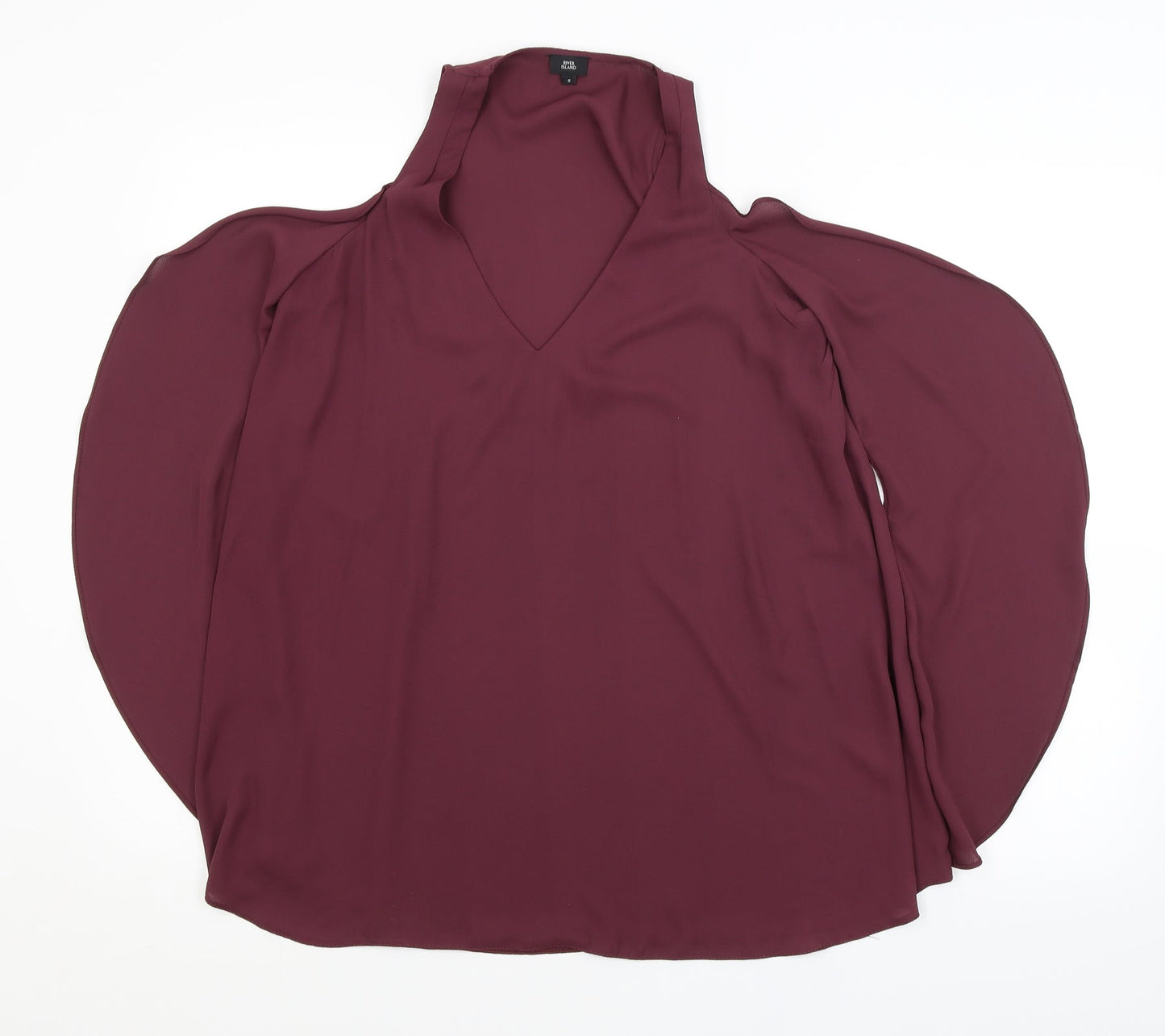 River Island Womens Purple   Basic Blouse Size 8