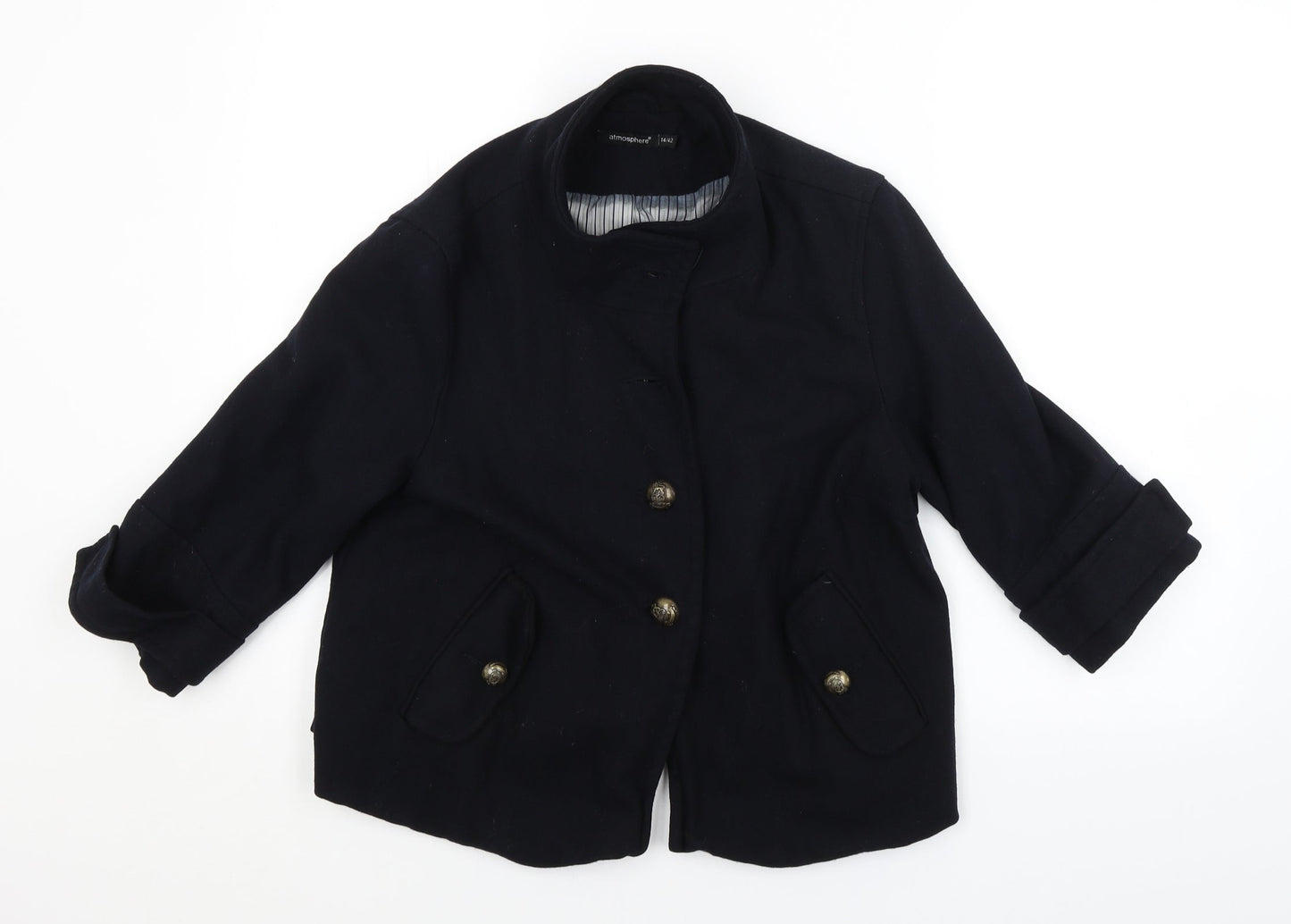 Atmosphere Womens Blue   Jacket  Size 14