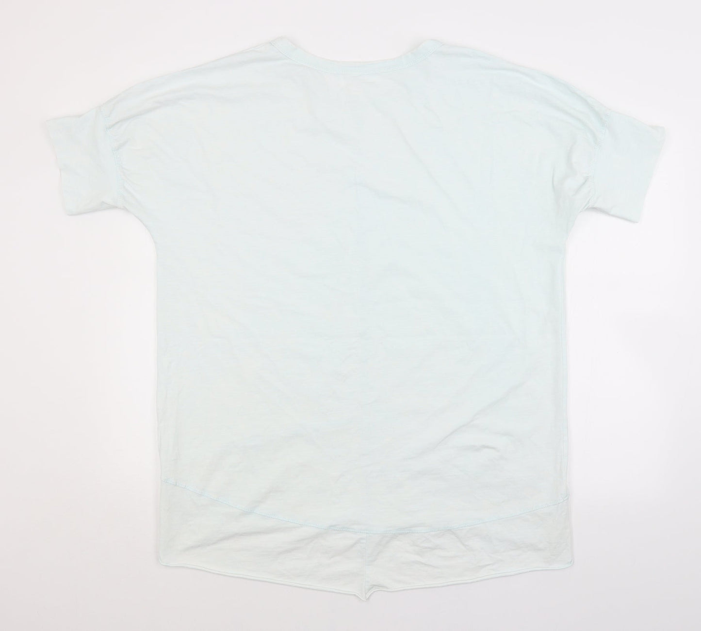 Preworn Womens Blue   Basic T-Shirt Size XL