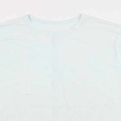 Preworn Womens Blue   Basic T-Shirt Size XL