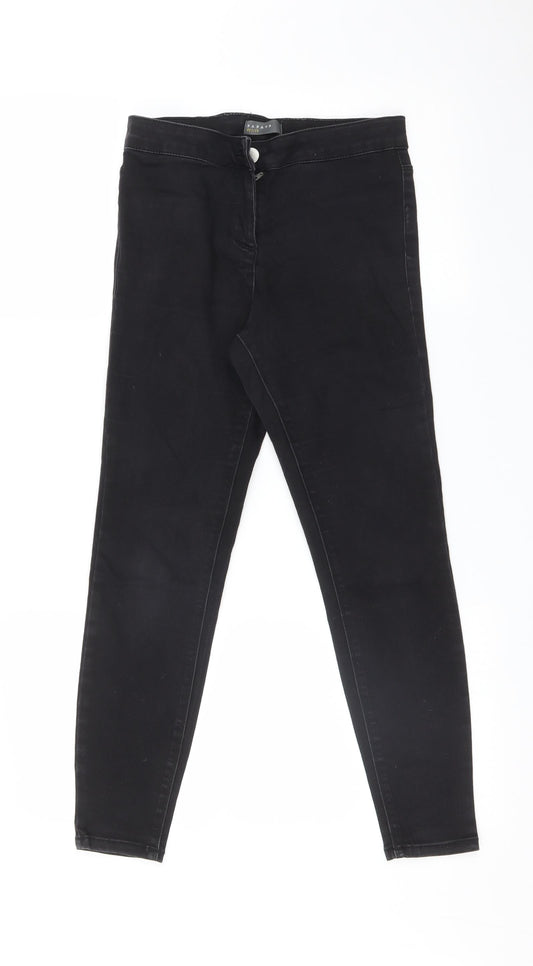 Papaya Womens Black   Jegging Jeans Size 8 L24 in