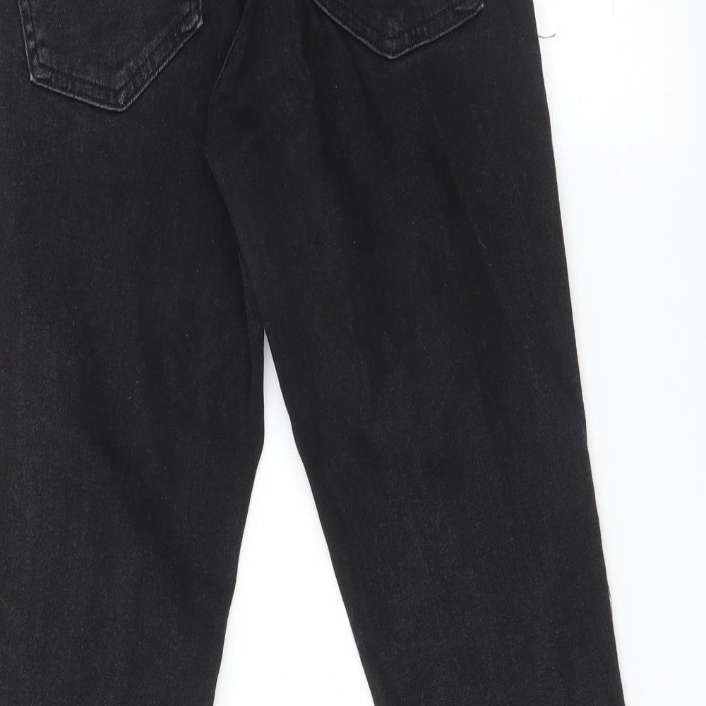 DENIM CO  Womens Black Animal Print  Skinny Jeans Size 10 L27 in