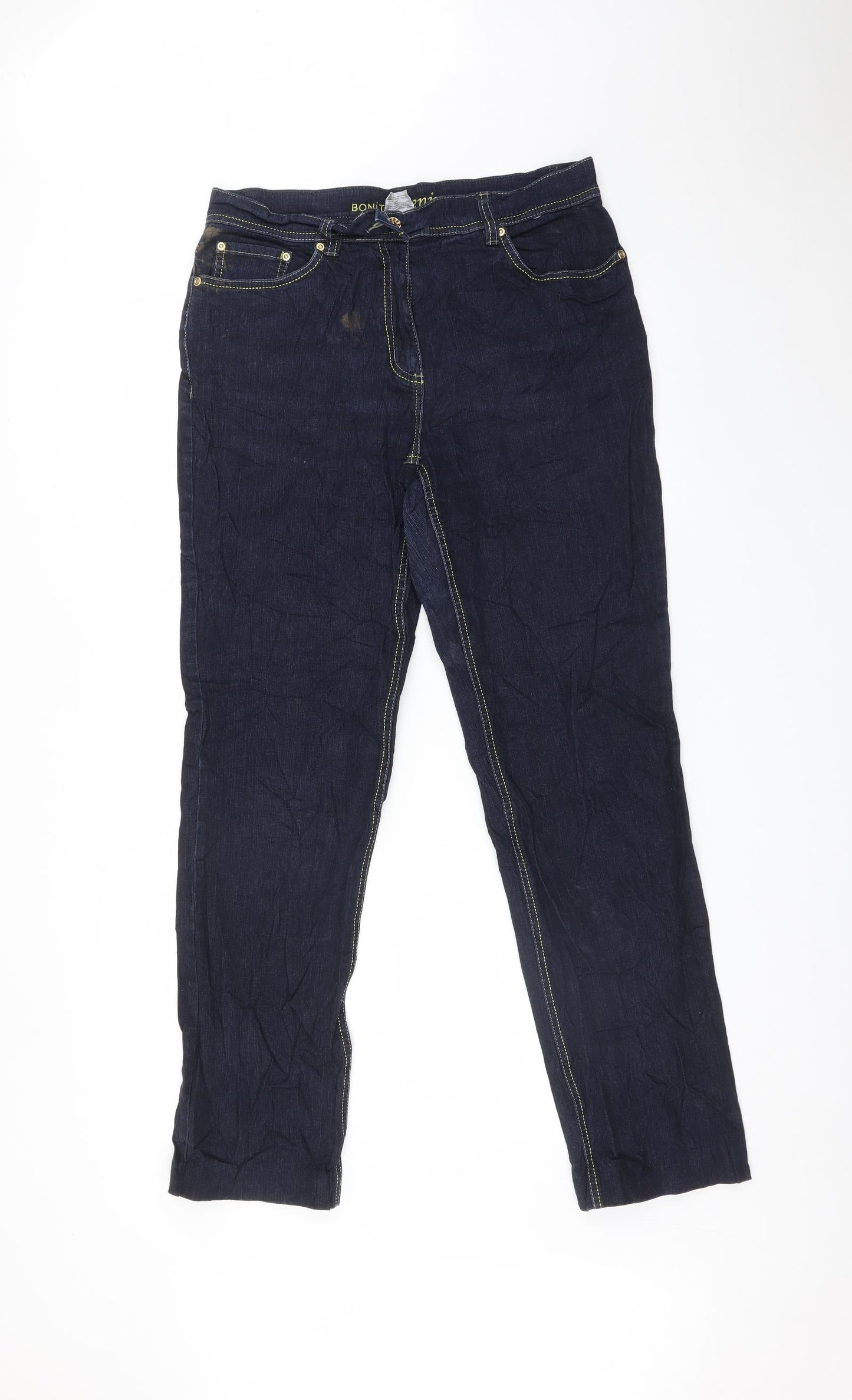 Bonita Womens Blue   Straight Jeans Size 10 L30 in