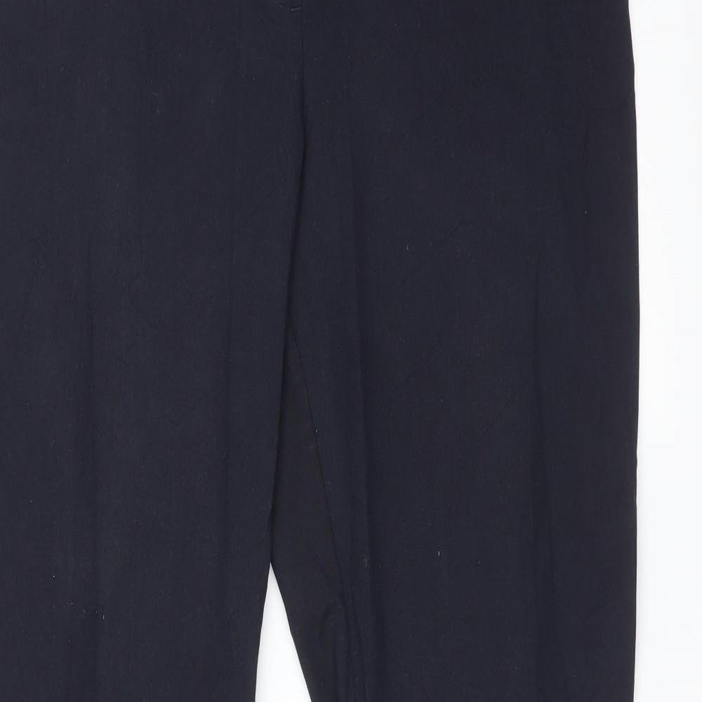 Yessica Womens Blue   Trousers  Size 14 L31 in