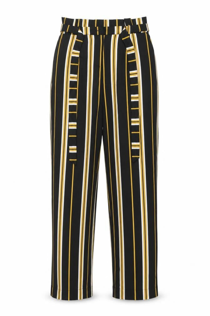 SOAKED  Womens Multicoloured Striped  Carrot Trousers Size S L28 in
