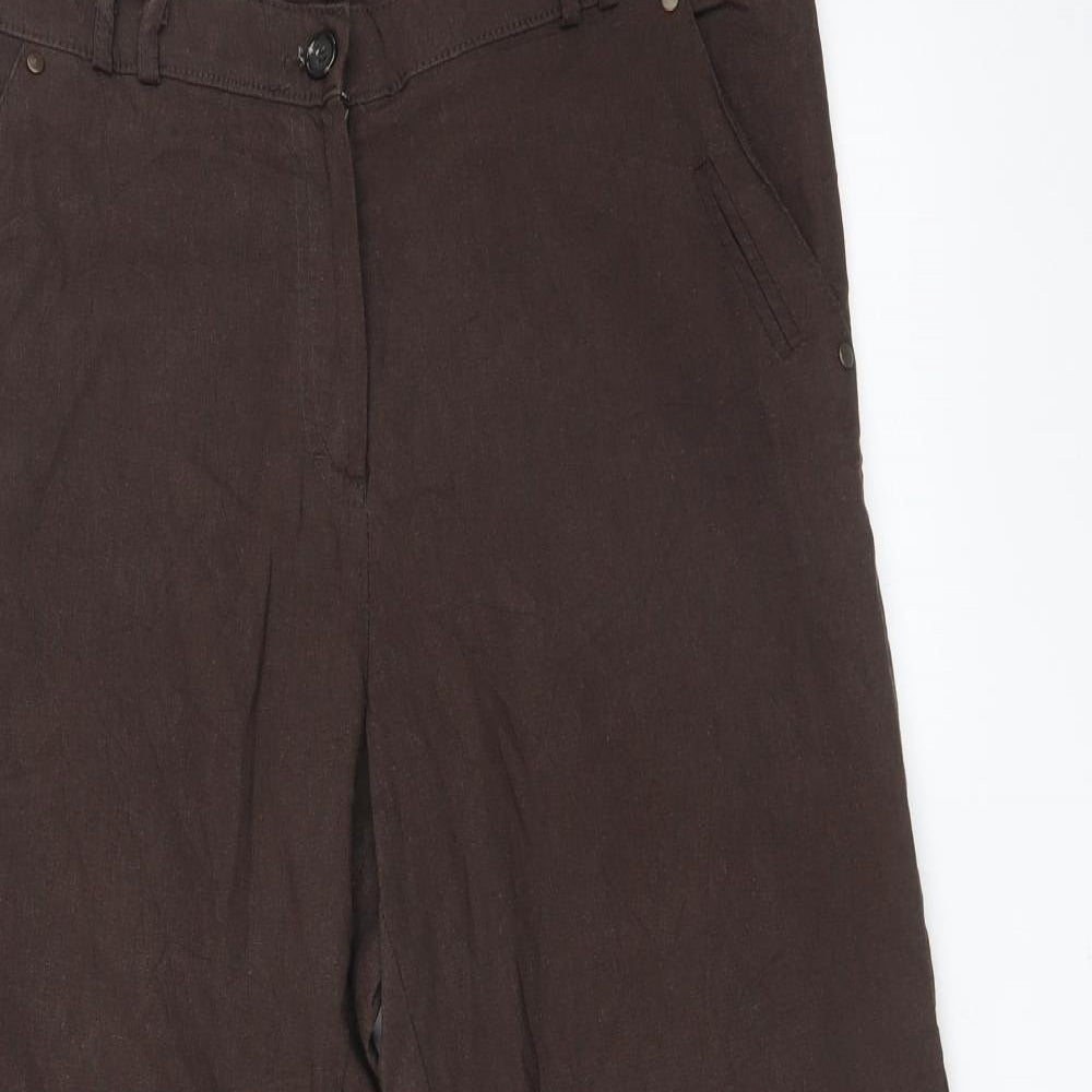 Preworn Womens Brown   Trousers  Size 20 L23 in