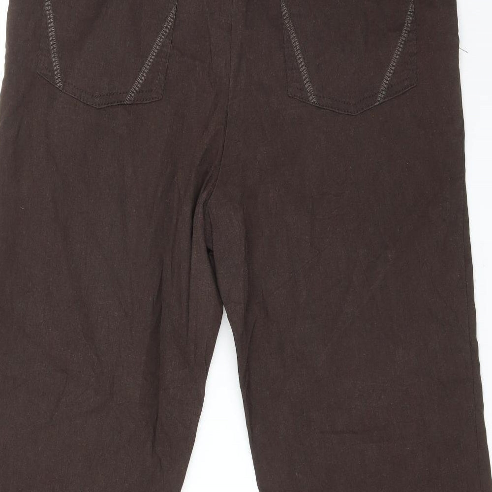 Preworn Womens Brown   Trousers  Size 20 L23 in
