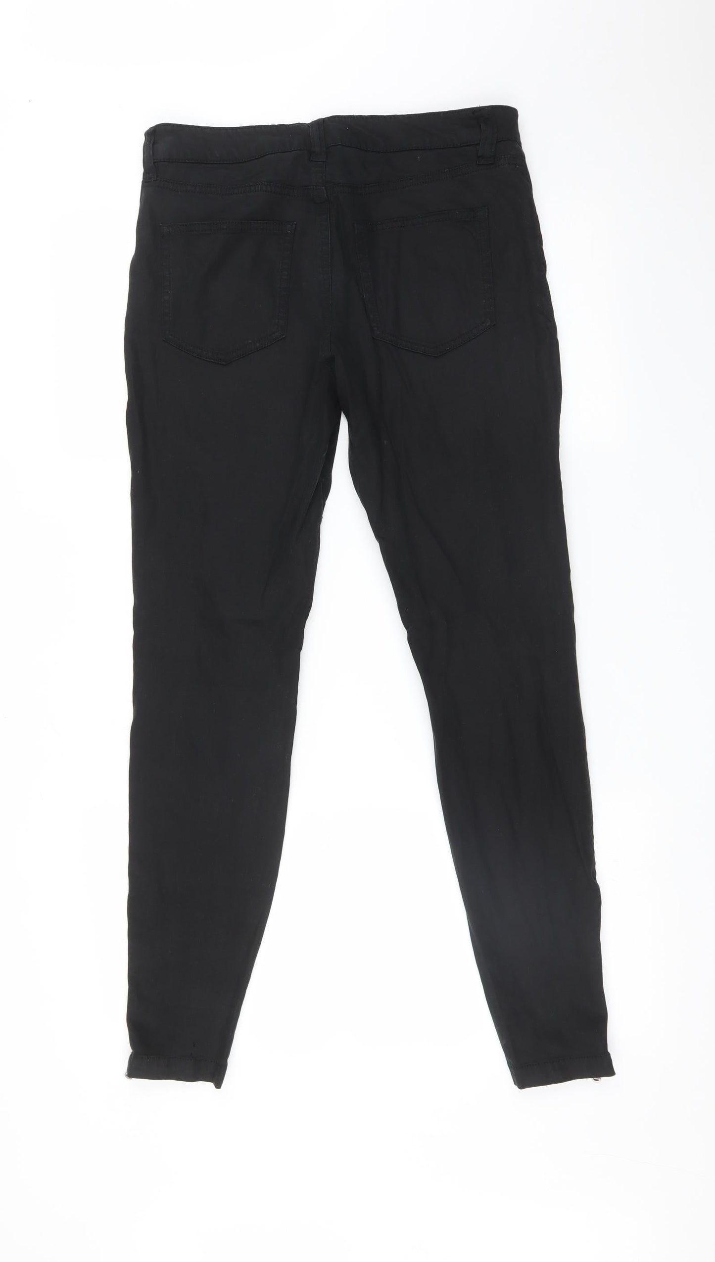 H&M Womens Black   Skinny Jeans Size 10 L28 in