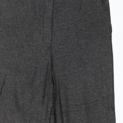 Next Womens Black Geometric  Trousers  Size 10 L28 in