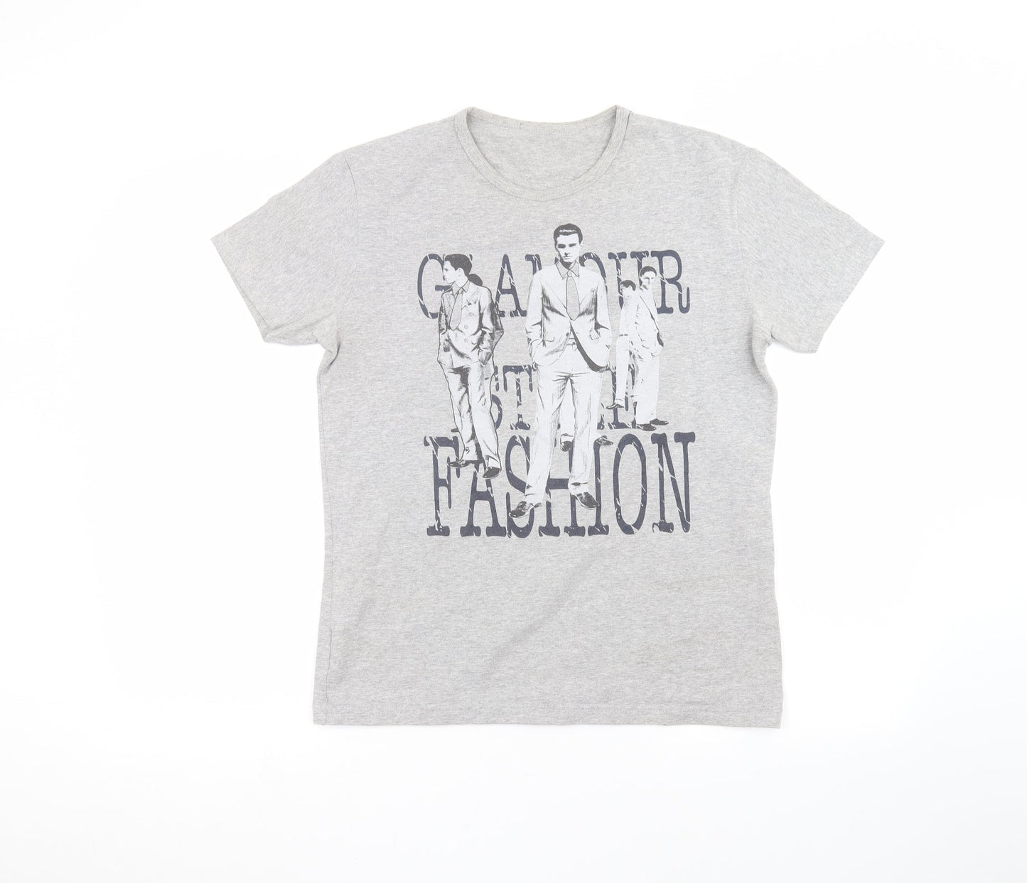 Preworn Womens Grey   Basic T-Shirt Size L