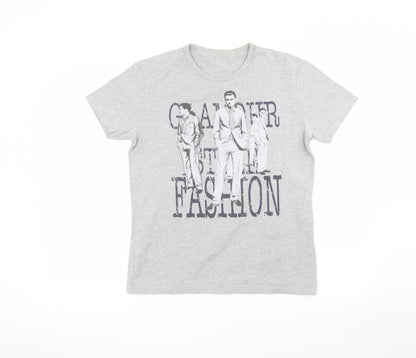 Preworn Womens Grey   Basic T-Shirt Size L