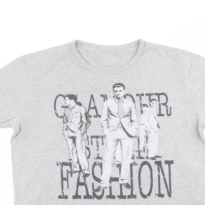 Preworn Womens Grey   Basic T-Shirt Size L