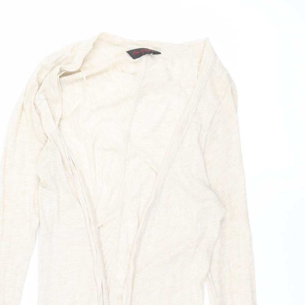 Miss Selfridge Womens Beige   Cardigan Jumper Size 10