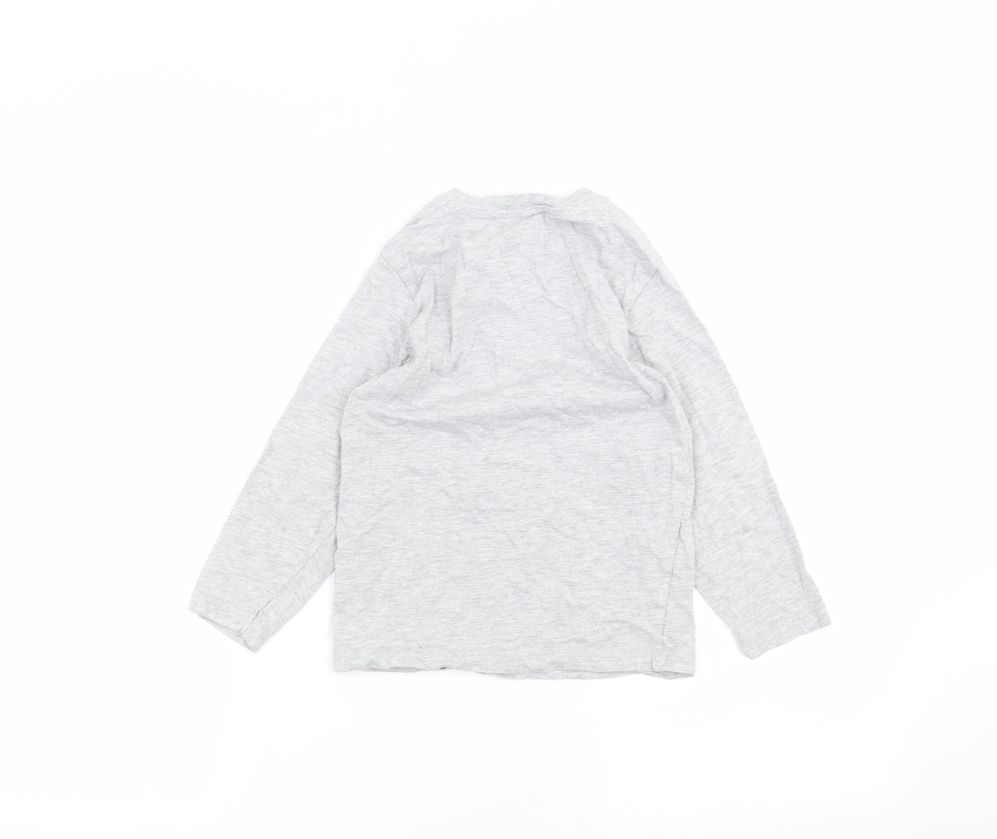 Matalan Boys Grey   Basic T-Shirt Size 7 Years