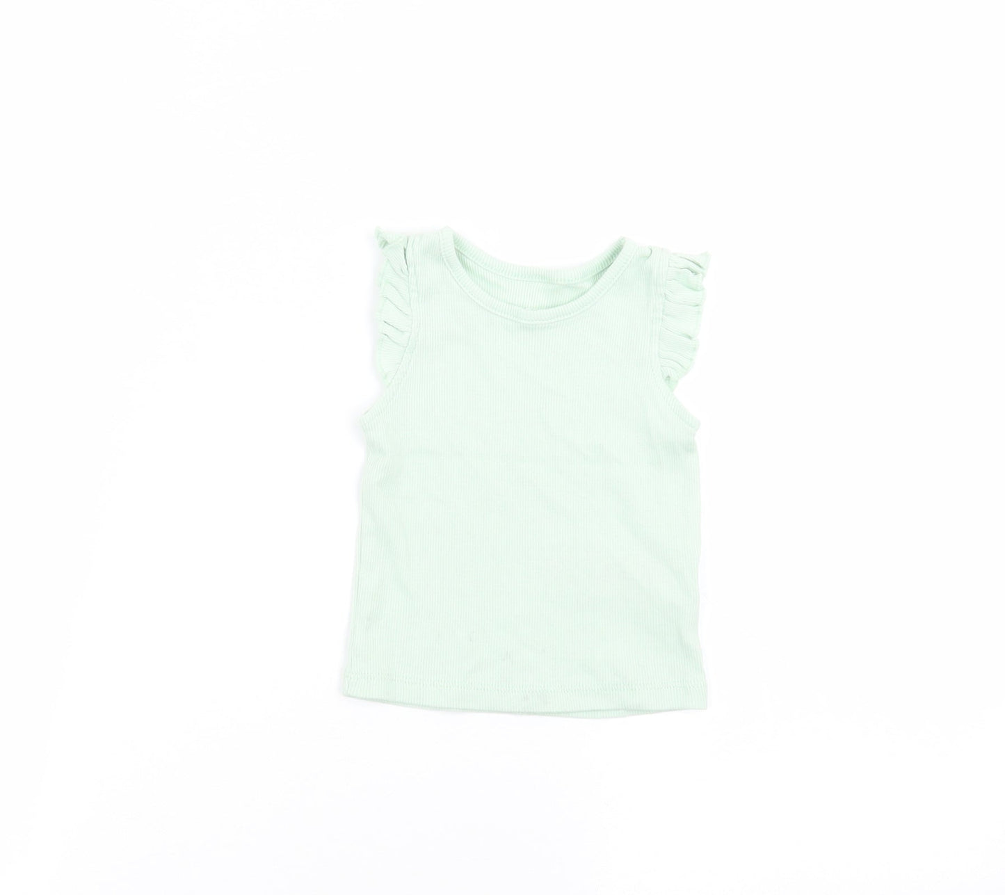 Primark Baby Green   Basic T-Shirt Size 6-9 Months