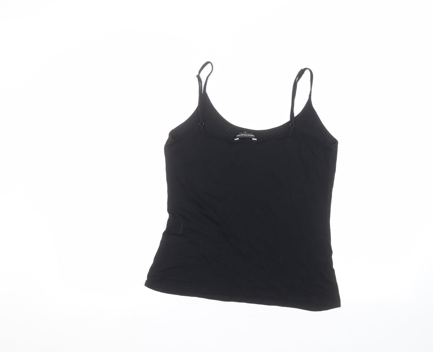 Preworn Womens Black   Basic T-Shirt Size 14