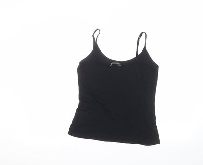 Preworn Womens Black   Basic T-Shirt Size 14