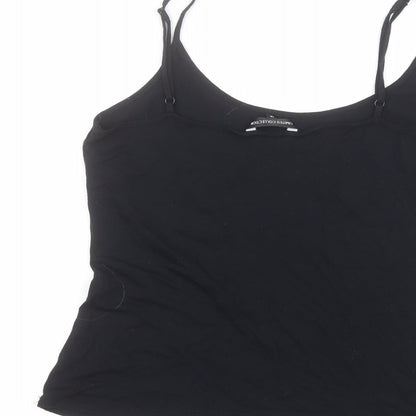 Preworn Womens Black   Basic T-Shirt Size 14