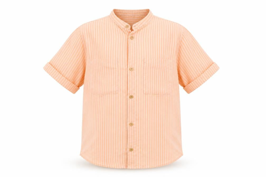 Zara Girls Pink Striped  Basic Button-Up Size 9 Years