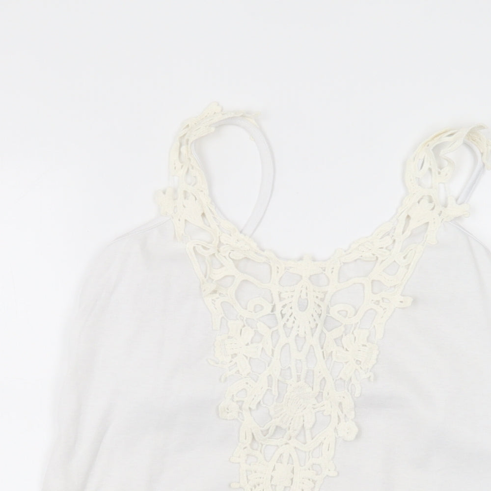 Zanzea Womens White   Basic T-Shirt Size M