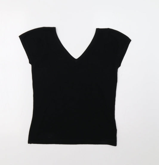 Evan-Picone Womens Black   Pullover Jumper Size M