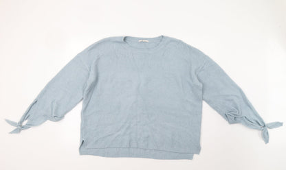 Tu Womens Blue   Pullover Jumper Size 18