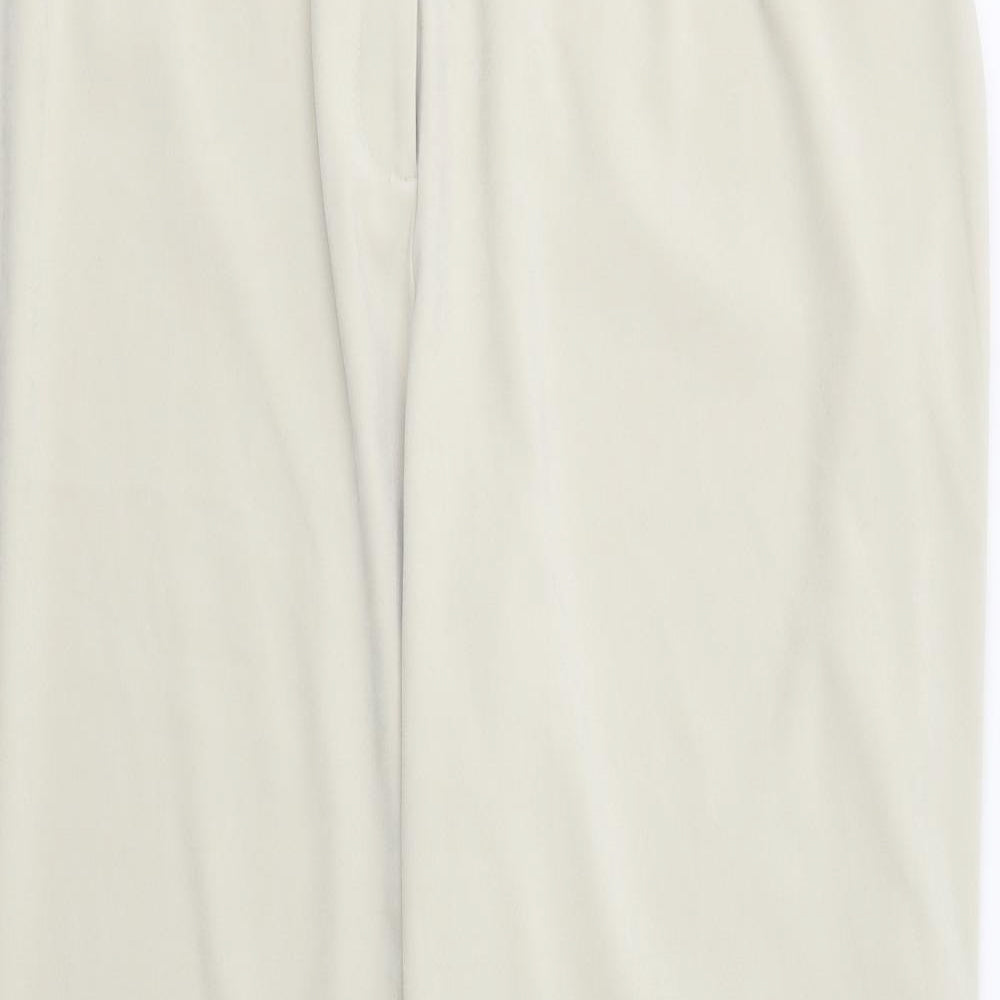 ELVI Womens Beige   Trousers  Size 26 L29 in